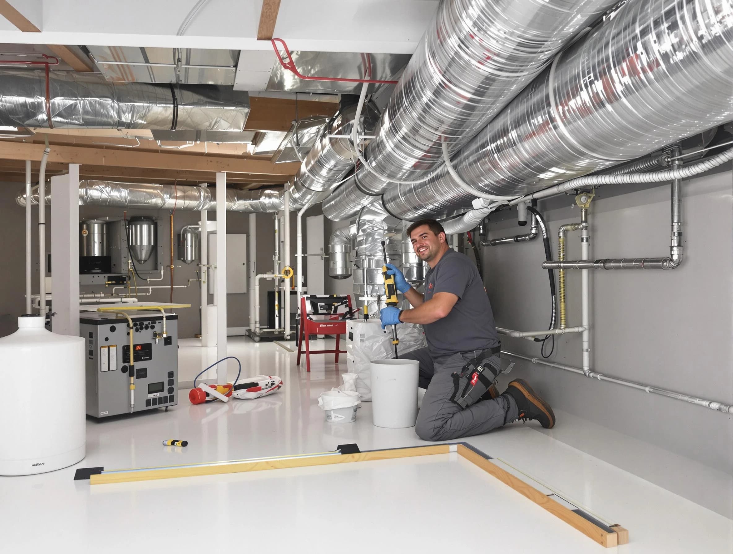 Professional duct sealing service by Rancho Cucamonga Air Duct Cleaning in Rancho Cucamonga